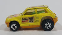 Vintage Majorette Motor No. 255 Renault R 5 Turbo Yellow 1:53 Scale Die Cast Toy Car Vehicle - Made in France - Treasure Valley Antiques & Collectibles