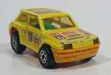 Vintage Majorette Motor No. 255 Renault R 5 Turbo Yellow 1:53 Scale Die Cast Toy Car Vehicle - Made in France - Treasure Valley Antiques & Collectibles