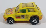 Vintage Majorette Motor No. 255 Renault R 5 Turbo Yellow 1:53 Scale Die Cast Toy Car Vehicle - Made in France - Treasure Valley Antiques & Collectibles