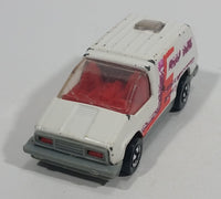 1997 Hot Wheels Inside Story Beach Blaster Van White Die Cast Toy Car Vehicle - Made in India - Treasure Valley Antiques & Collectibles