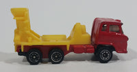 Vintage Yatming Red and Yellow Cement Mixer Truck Die Cast Toy Car Vehicle - Missing the mixer - Treasure Valley Antiques & Collectibles