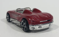 2008 Hot Wheels Web Trading Cars MX48 Turbo Dark Red Die Cast Toy Car Vehicle - Treasure Valley Antiques & Collectibles