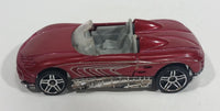 2008 Hot Wheels Web Trading Cars MX48 Turbo Dark Red Die Cast Toy Car Vehicle - Treasure Valley Antiques & Collectibles