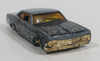 2003 Hot Wheels Wastelanders '65 Impala Grey and Black Die Cast Toy Muscle Car Vehicle - Treasure Valley Antiques & Collectibles