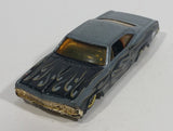 2003 Hot Wheels Wastelanders '65 Impala Grey and Black Die Cast Toy Muscle Car Vehicle - Treasure Valley Antiques & Collectibles