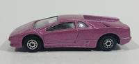 1990s Maisto Lamborghini Diablo Metallic Purple Pink 1/64 Scale Die Cast Toy Dream Super Car Vehicle - Treasure Valley Antiques & Collectibles