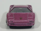 1990s Maisto Lamborghini Diablo Metallic Purple Pink 1/64 Scale Die Cast Toy Dream Super Car Vehicle