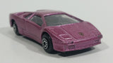 1990s Maisto Lamborghini Diablo Metallic Purple Pink 1/64 Scale Die Cast Toy Dream Super Car Vehicle