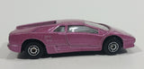 1990s Maisto Lamborghini Diablo Metallic Purple Pink 1/64 Scale Die Cast Toy Dream Super Car Vehicle - Treasure Valley Antiques & Collectibles