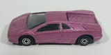 1990s Maisto Lamborghini Diablo Metallic Purple Pink 1/64 Scale Die Cast Toy Dream Super Car Vehicle - Treasure Valley Antiques & Collectibles