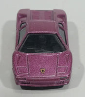 1990s Maisto Lamborghini Diablo Metallic Purple Pink 1/64 Scale Die Cast Toy Dream Super Car Vehicle