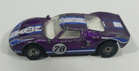 2001 Hot Wheels Ford GT - 40 78 Purple Die Cast Toy Race Car Vehicle - Treasure Valley Antiques & Collectibles