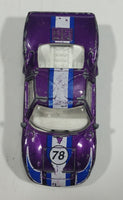 2001 Hot Wheels Ford GT - 40 78 Purple Die Cast Toy Race Car Vehicle - Treasure Valley Antiques & Collectibles