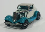 1995 Hot Wheels Speed Gleamer 3-Window '34 Turquoise Blue Chrome Die Cast Toy Car Hot Rod Vehicle - Treasure Valley Antiques & Collectibles