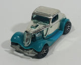 1995 Hot Wheels Speed Gleamer 3-Window '34 Turquoise Blue Chrome Die Cast Toy Car Hot Rod Vehicle - Treasure Valley Antiques & Collectibles