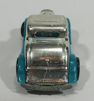 1995 Hot Wheels Speed Gleamer 3-Window '34 Turquoise Blue Chrome Die Cast Toy Car Hot Rod Vehicle - Treasure Valley Antiques & Collectibles