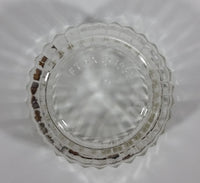 1986 FTDA Candy Sweets Fluted Scalloped Clear Glass 3 1/2" Tall Dish - Treasure Valley Antiques & Collectibles