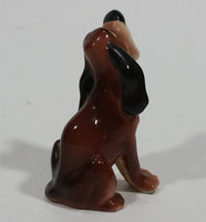 Vintage Japan Hound Dog Ceramic Figurine Hagen Renaker Disney Style of Trusty 'Lady and the Tramp' - Treasure Valley Antiques & Collectibles