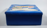 1998 Hot Wheels 48 Car Carrying Case Blue Plastic Container (Sticker Peeled) - Treasure Valley Antiques & Collectibles