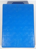 1998 Hot Wheels 48 Car Carrying Case Blue Plastic Container (Sticker Peeled) - Treasure Valley Antiques & Collectibles