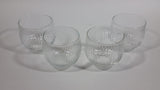 Set of 4 Ribbed Small Clear 2 3/4" Ribbed Drinking Glasses - Treasure Valley Antiques & Collectibles