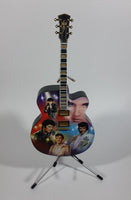 Collectible Elvis Presley Rockin' Through The Years Limited Edition 12" Musical Guitar with Stand and Certificate