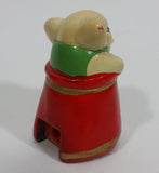 Vintage Cute Circus Elephant Ceramic Pencil Sharpener - Treasure Valley Antiques & Collectibles