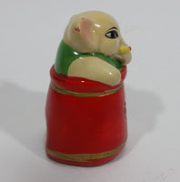 Vintage Cute Circus Elephant Ceramic Pencil Sharpener - Treasure Valley Antiques & Collectibles