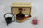 Vintage Woodward's Stoneware Crock Pot Butter Sauce Warmer with Original Box - Treasure Valley Antiques & Collectibles