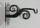 Decorative Ornate Wrought Iron Wall Holder Hanger Hook - Treasure Valley Antiques & Collectibles