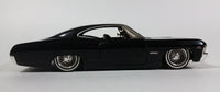 2001 Jada 1967 Chevy Impala SS Black 1/24 Scale Die Cast Toy Muscle Car Vehicle With Box - Missing 1 Wiper - Treasure Valley Antiques & Collectibles