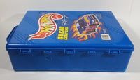 1998 Hot Wheels 48 Car Carrying Case Blue Plastic Container - Treasure Valley Antiques & Collectibles