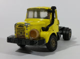 Rare Vintage Corgi Major Berliet Yellow Semi Truck Rig Tractor with Driver Die Cast Toy Car Vehicles Made in Great Britain