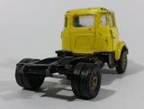 Rare Vintage Corgi Major Berliet Yellow Semi Truck Rig Tractor with Driver Die Cast Toy Car Vehicles Made in Great Britain