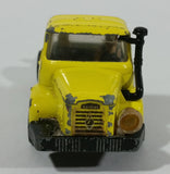 Rare Vintage Corgi Major Berliet Yellow Semi Truck Rig Tractor with Driver Die Cast Toy Car Vehicles Made in Great Britain