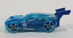 2010 Hot Wheels Race World - Earth or Speed & Splash Paradigm Shift Translucent Blue Die Cast Toy Car Vehicle - Treasure Valley Antiques & Collectibles