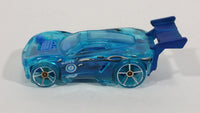 2010 Hot Wheels Race World - Earth or Speed & Splash Paradigm Shift Translucent Blue Die Cast Toy Car Vehicle - Treasure Valley Antiques & Collectibles