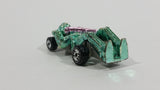 1993 Hot Wheels Speed Demons Zombot Chrome Green Blue With Pink Gun Die Cast Toy Car Soldier Robot Vehicle