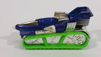 1998 Hot Wheels Crazy Classics II Treadator Metalflake Dark Blue and Green Die Cast Toy Car Vehicle - Treasure Valley Antiques & Collectibles