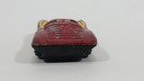 Vintage 1970s TinToys W.T. 509 Dark Red Maroon Die Cast Toy Sports Car Vehicle - Hong Kong - Treasure Valley Antiques & Collectibles