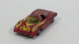Vintage 1970s TinToys W.T. 509 Dark Red Maroon Die Cast Toy Sports Car Vehicle - Hong Kong - Treasure Valley Antiques & Collectibles