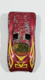 Vintage 1970s TinToys W.T. 509 Dark Red Maroon Die Cast Toy Sports Car Vehicle - Hong Kong - Treasure Valley Antiques & Collectibles