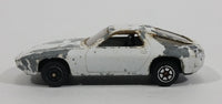 1980s Yatming Porsche 928 White With Black Stripes Die Cast Toy Car Vehicle No. 1034 - Treasure Valley Antiques & Collectibles