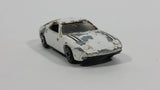 1980s Yatming Porsche 928 White With Black Stripes Die Cast Toy Car Vehicle No. 1034 - Treasure Valley Antiques & Collectibles