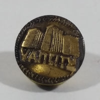 Vancity Vancouver Buildings Small Tiny Round Brass Metal Lapel Pin