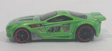 2011 Hot Wheels Video Game Heroes Scorcher Green Die Cast Toy Car Vehicle