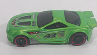 2011 Hot Wheels Video Game Heroes Scorcher Green Die Cast Toy Car Vehicle