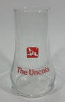 Vintage 1980s 7-Up The Uncola Soda Pop Beverage Upside Down Unique Clear Glass Drinking Cup Collectible