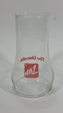 Vintage 1980s 7-Up The Uncola Soda Pop Beverage Upside Down Unique Clear Glass Drinking Cup Collectible