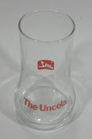 Vintage 1980s 7-Up The Uncola Soda Pop Beverage Upside Down Unique Clear Glass Drinking Cup Collectible